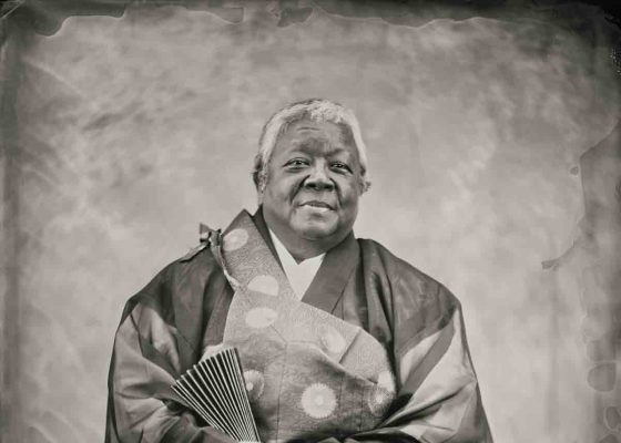 Myokei Caine-Barrett, a Nichiren Buddhist priest, for story on diversity in buddhism