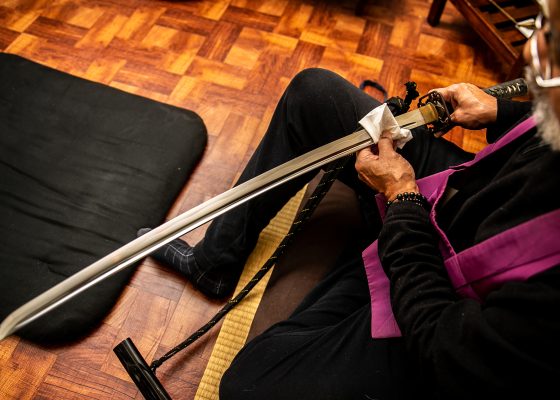 jules shuzen harris cleaning iaido sword